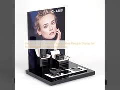 Elegant Acrylic Cosmetic Display Stand Plexiglas Display Set for Makeup  or Skincare Chain Shops