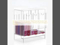 Acrylic 3-Slot & 6-Slot Booster Pack Dispenser Acrylic Card Organizer TCG Storage Solution – Premium Card Storage & Organizer