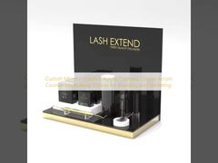 Custom Mirror / Graphics Acrylic Cosmetic Display  Acrylic Counter-top Makeup Display for Branding and Marketing