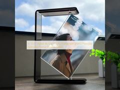 4 ''X 6'' Stylish Acrylic Photo Frame with Stand Plexiglas Spinning Frame Double Sided