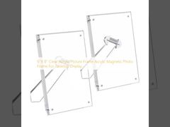 6''X 8'' Clear Acrylic Picture Frame Acrylic Magnetic Photo Frame For Tabletop Display