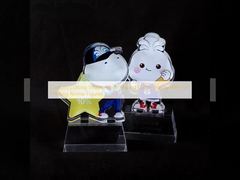 Custom Cutting Shape Acrylic Award Lucite Trophy With UV Printing Anime Figures