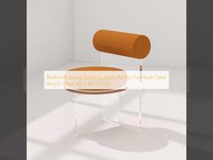 Bedroom Living Room Custom Acrylic Furniture Clear Acrylic Chair 45 X 45 X70cm